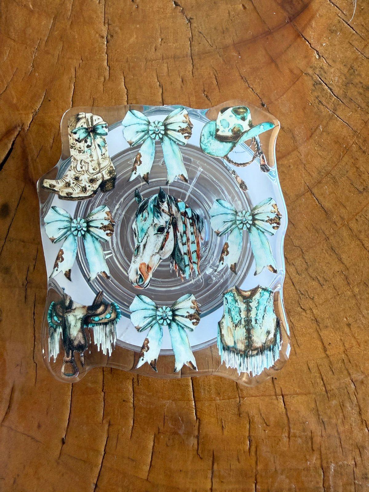 Western Bows Magnetic Pop-out Phone Holder