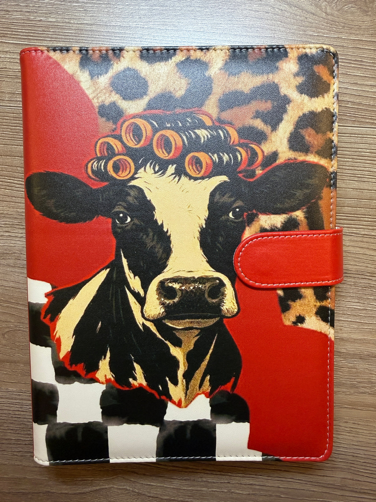 Vintage Glam Cow A5 Binder Set