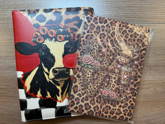Vintage Glam Cow A5 Binder Set